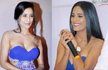 Poonam Pandey cleavage show at public event